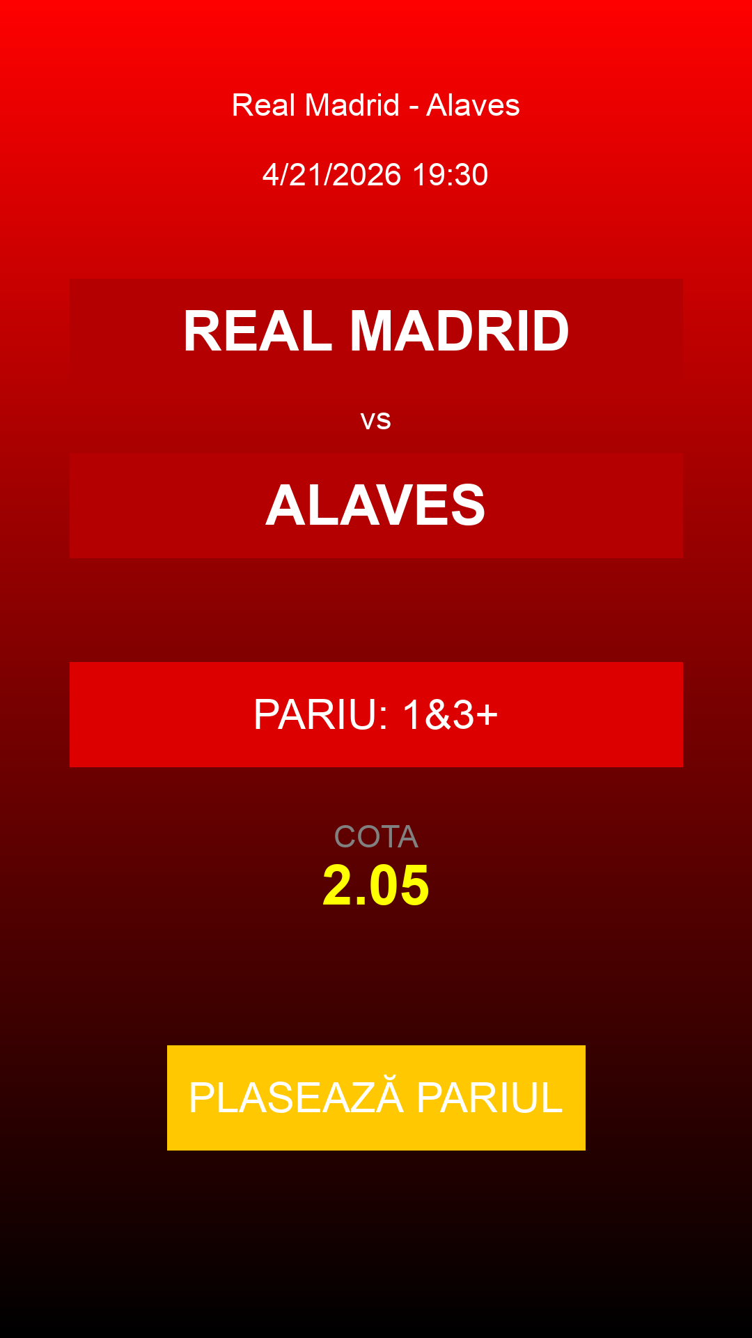 Bilet Real Madrid vs Alaves